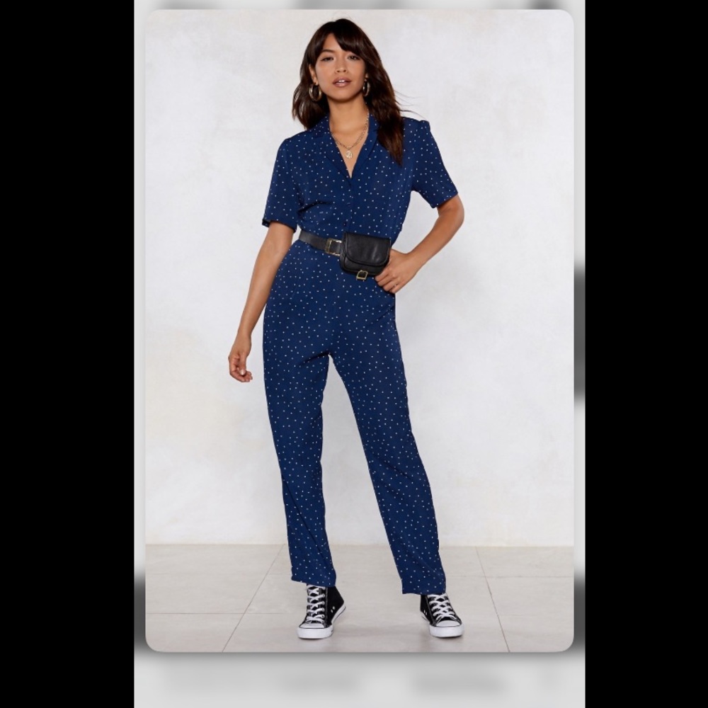 Spot at Nothing Polka Dot Jumpsuit